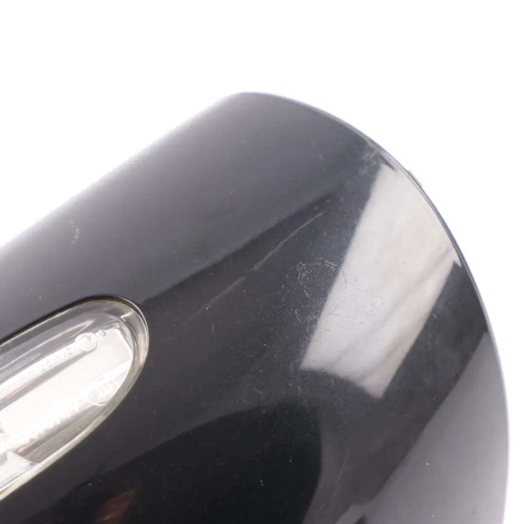 Mercedes W203 Wing Mirror Cover Housing Right O/S Obsidian Black Metallic - 197