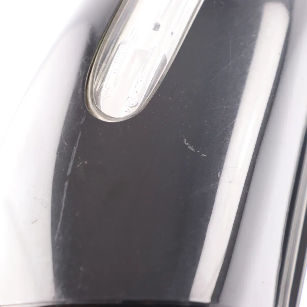 Mercedes W203 Wing Mirror Cover Housing Right O/S Obsidian Black Metallic - 197