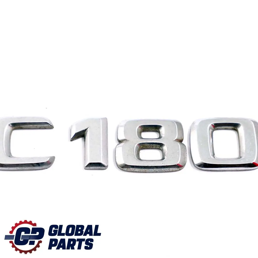 Mercedes W203 W204 Porton trasero del maletero Adherido Emblema Lettering 180