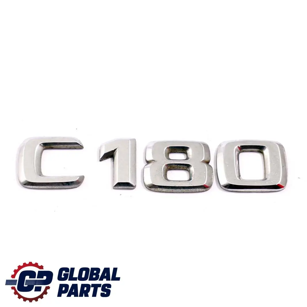 Mercedes W203 W204 Porton trasero del maletero Adherido Emblema Lettering 180