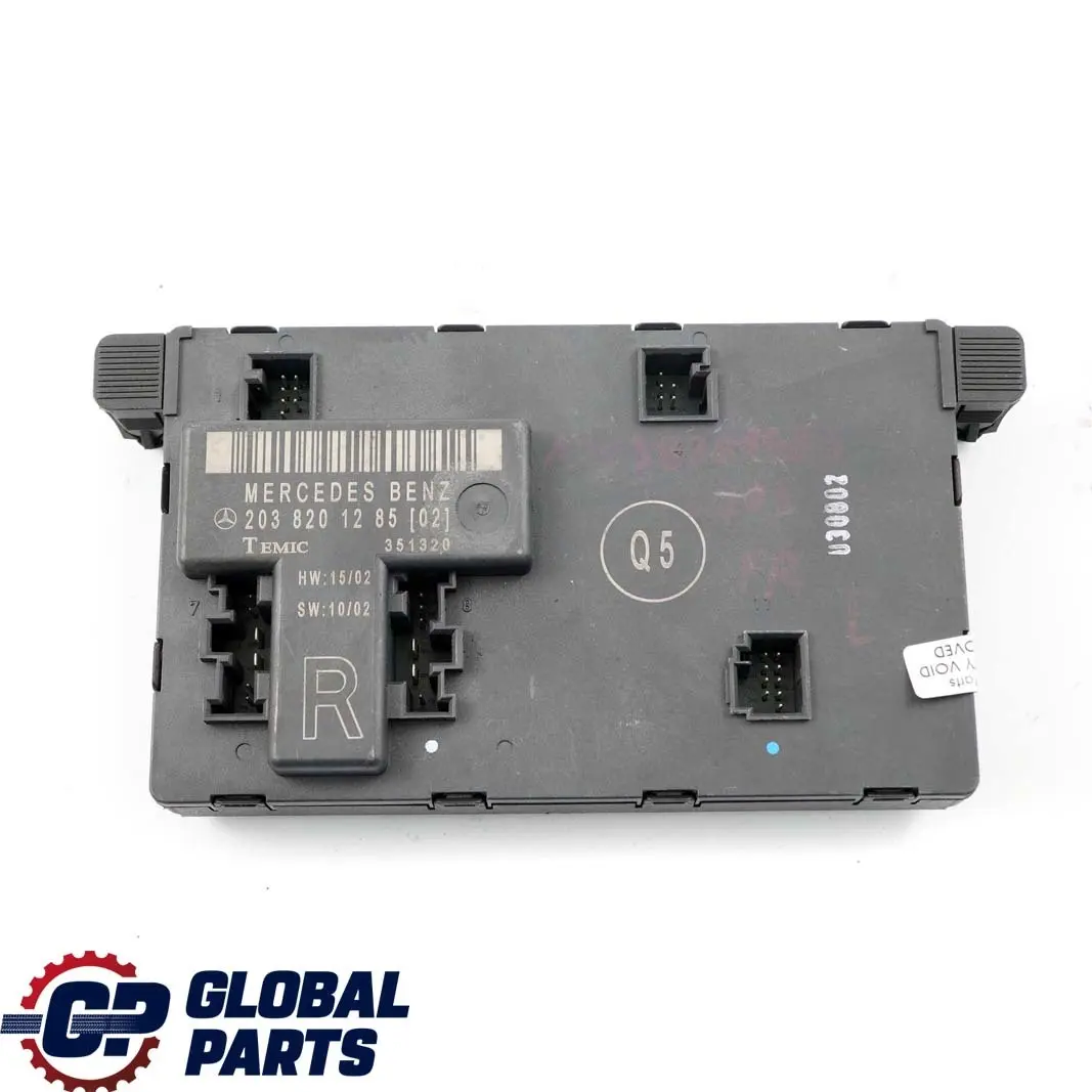 Mercedes-Benz C-Class W203 Front Right Door O/S Control Unit Module A2038201285