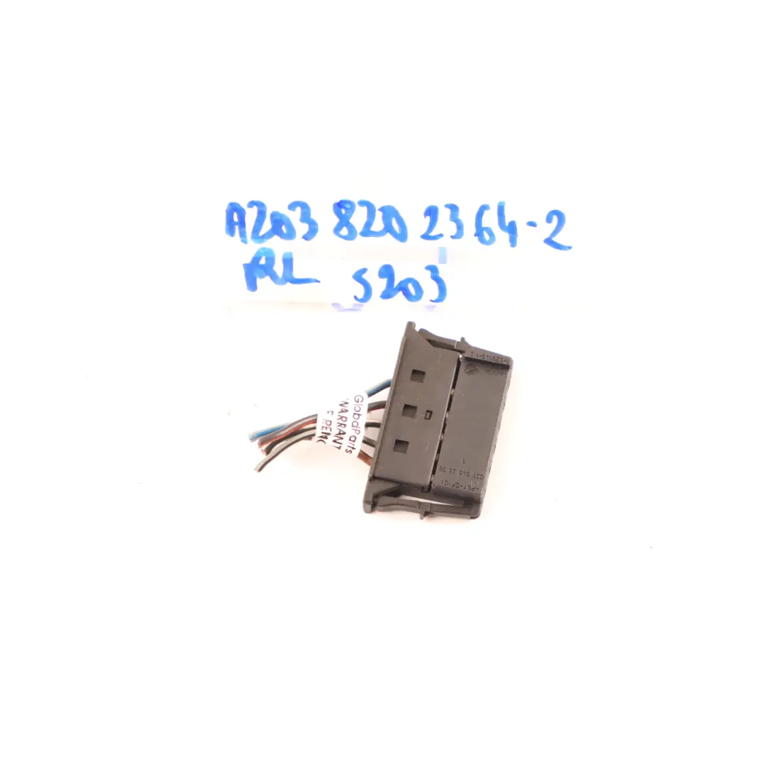 Mercedes S203 W203 Estate Rear Left N/S Tail Light Lamp Plug Wiring A0375453528