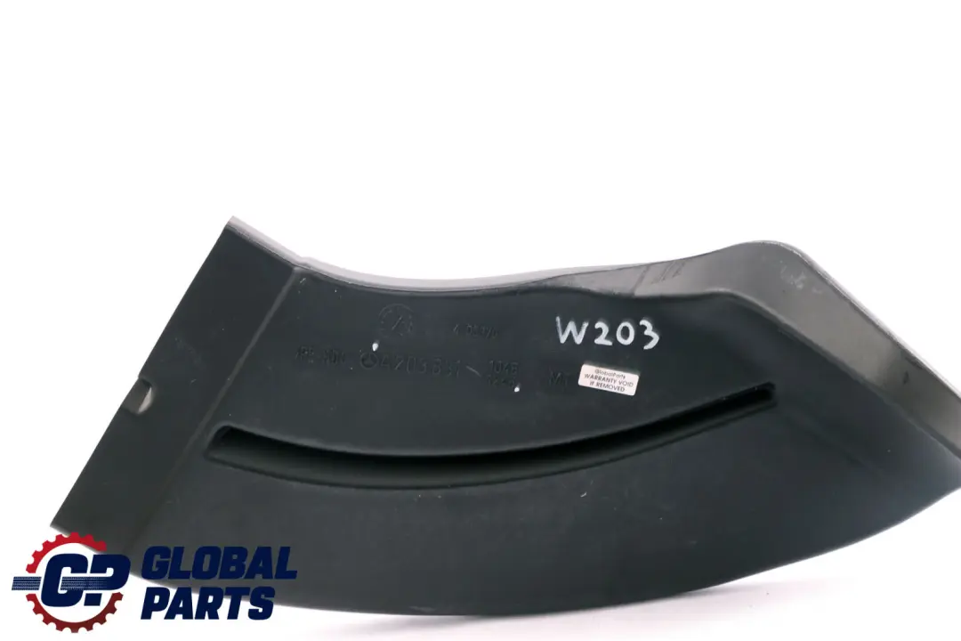 Mercedes Clase W203 C209 Conducto De Aire Tubo De Plastico Derecho A2038311246