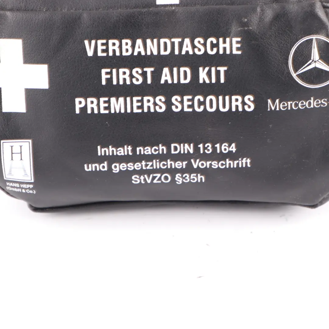 Mercedes Universal First Aid Emergency Medical Kit Black Pouch A2038600150