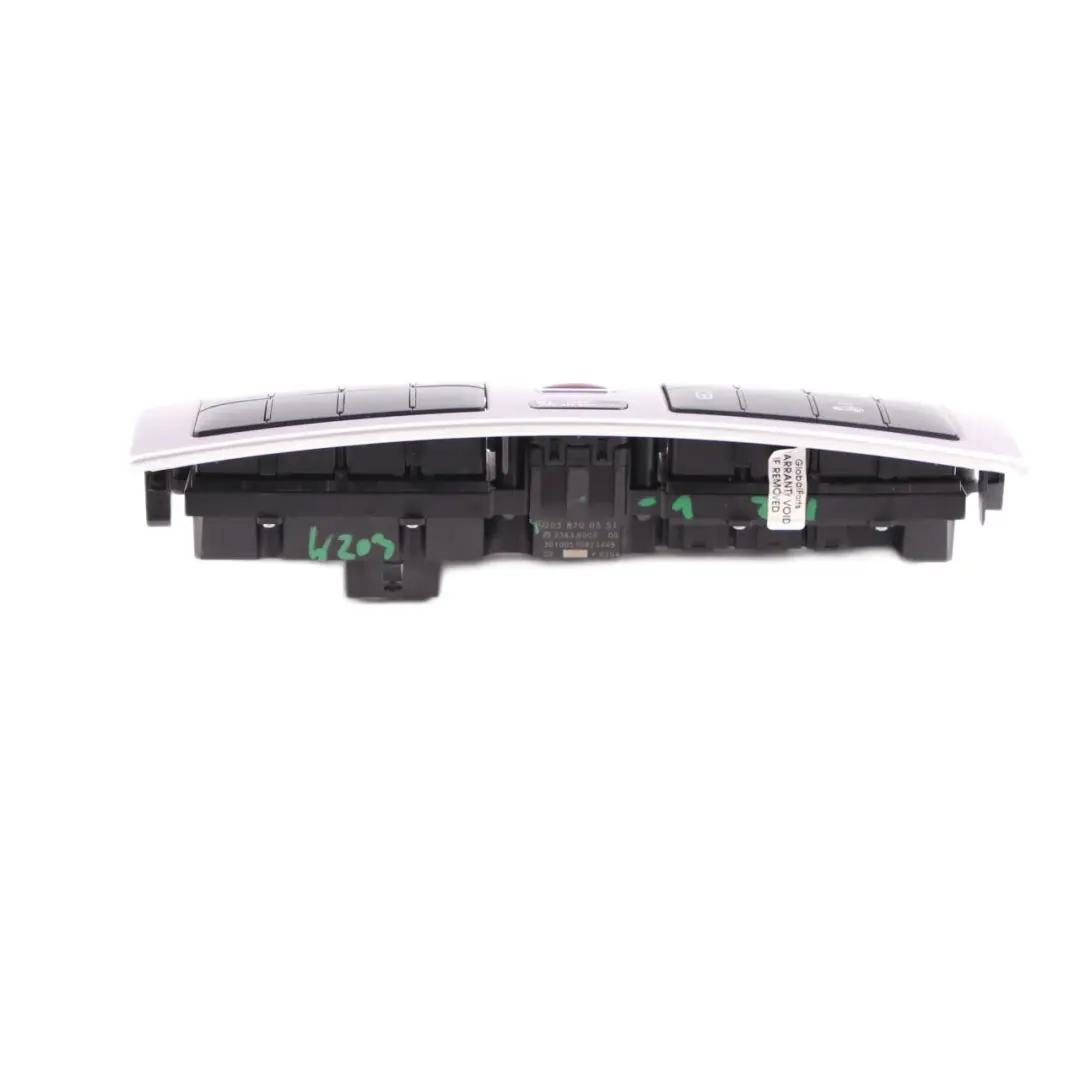 Mercedes CL203 W203 Switch Panel Heated Seats Control Lock Cover A2038700351