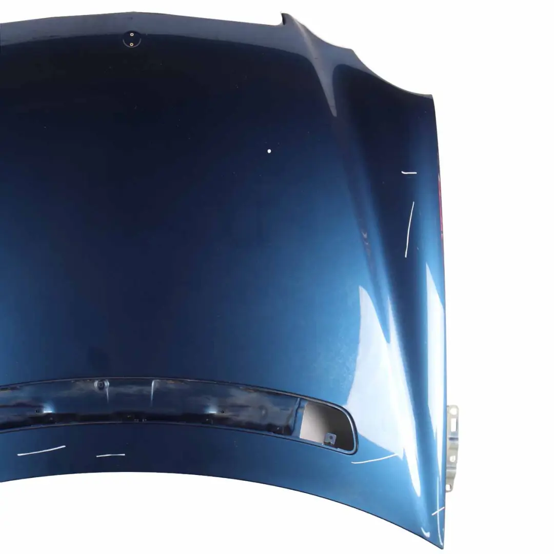 Mercedes W203 Hood Bonnet Trim Panel Covering Jaspis Blue Metallic - 345