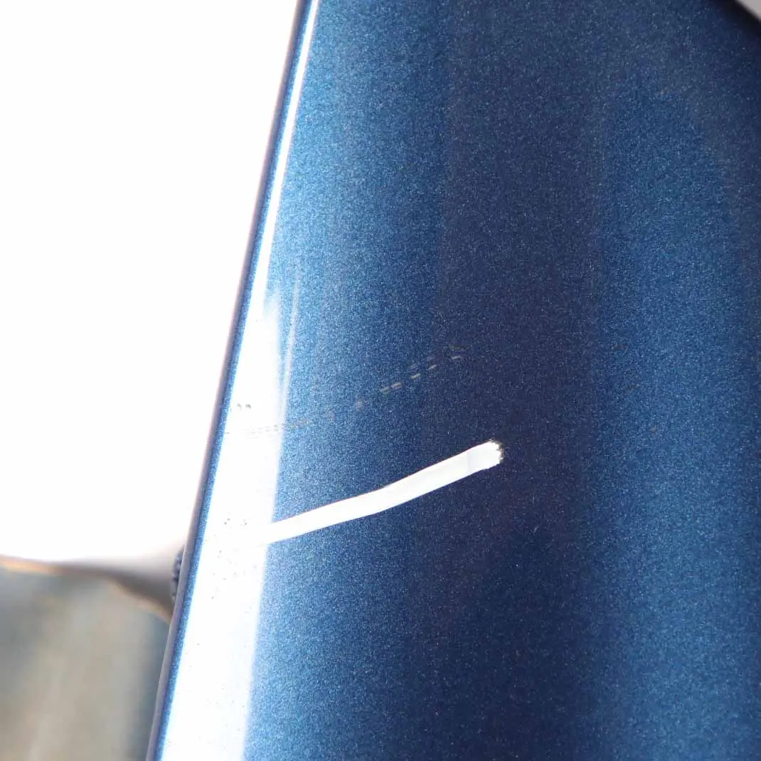 Mercedes W203 Hood Bonnet Trim Panel Covering Jaspis Blue Metallic - 345