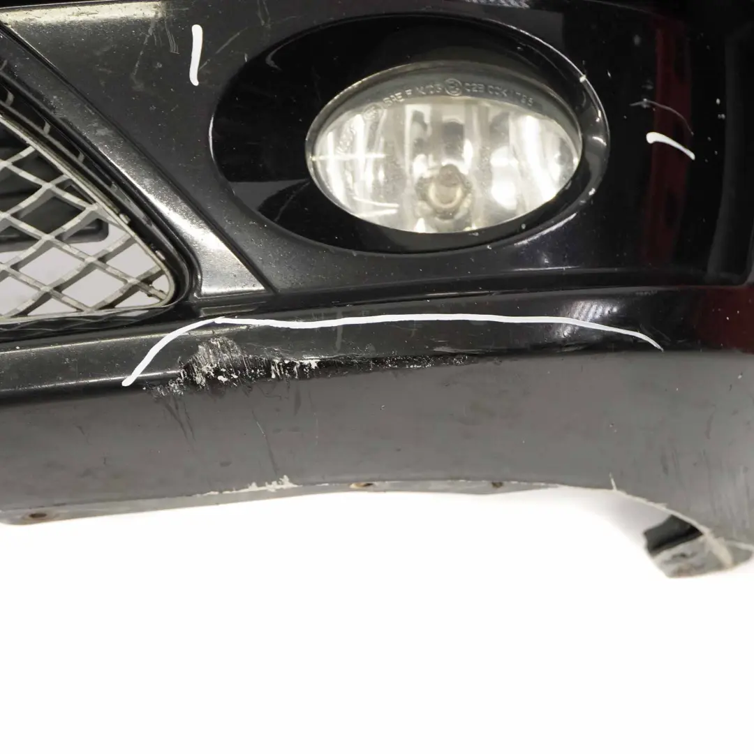 Mercedes W203 CL203 Bumper Front Trim Panel Covering Schwarz Black - 040