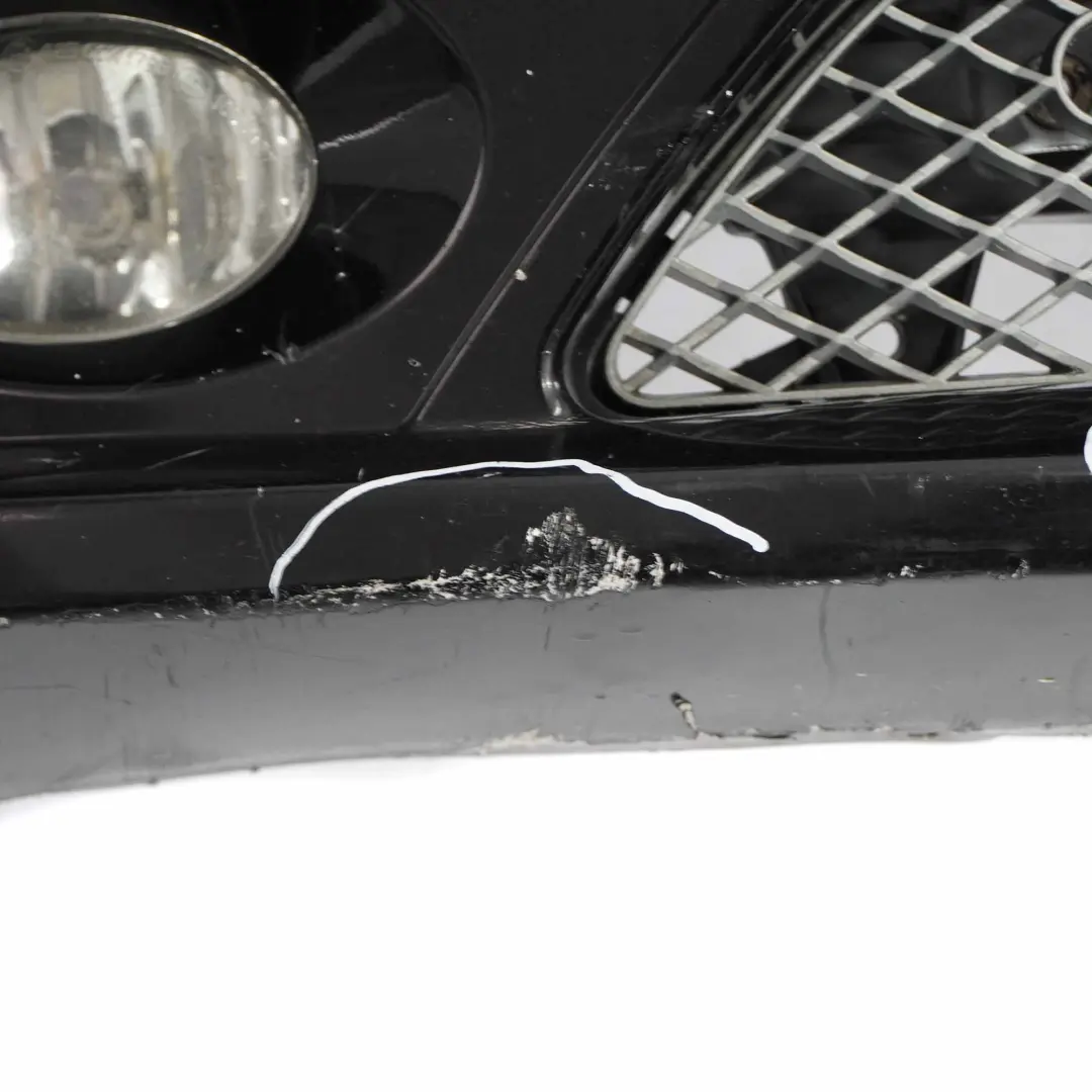 Mercedes W203 CL203 Bumper Front Trim Panel Covering Schwarz Black - 040