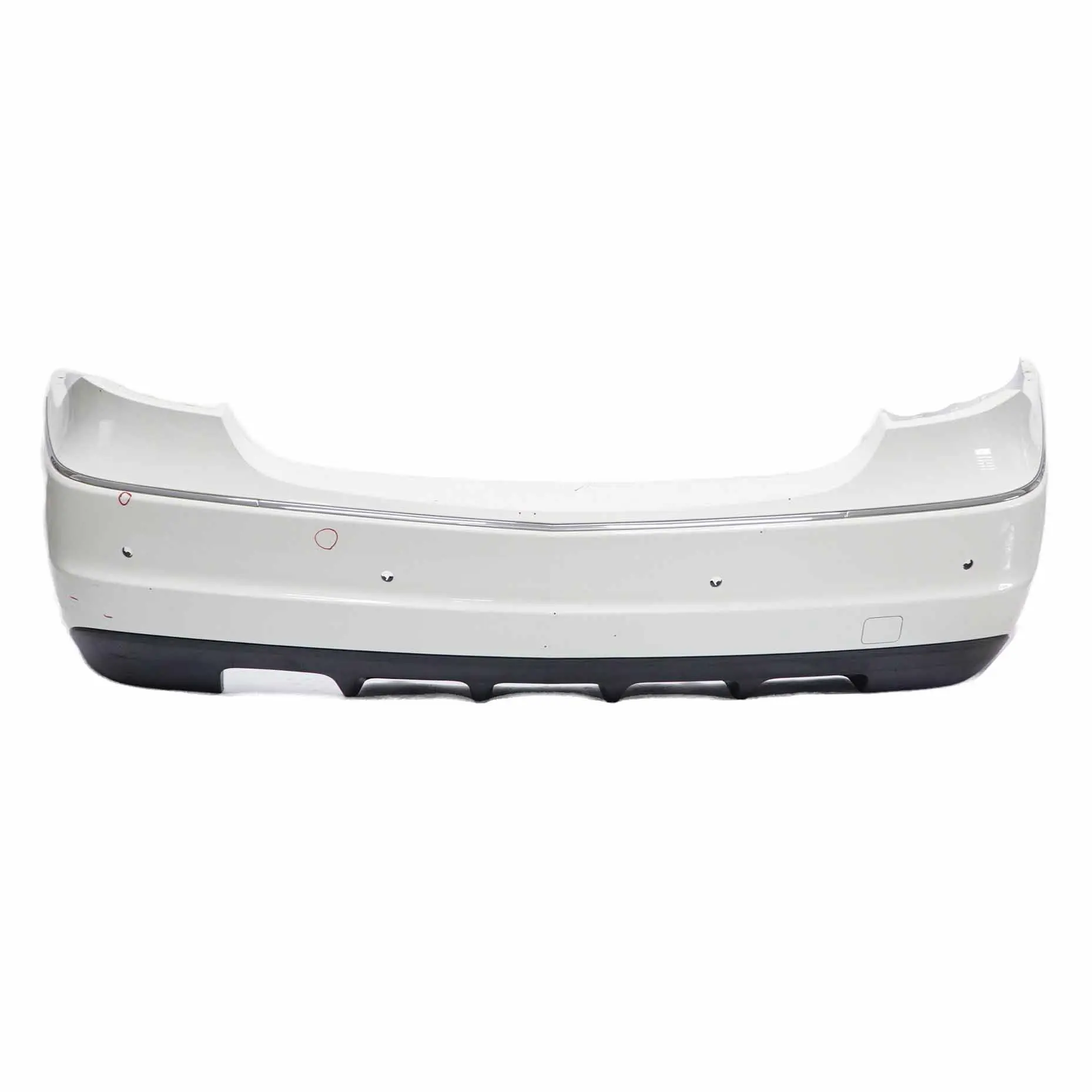 Rear Bumper Mercedes CLC CL203 Complete Trim Panel Calcite White - 650