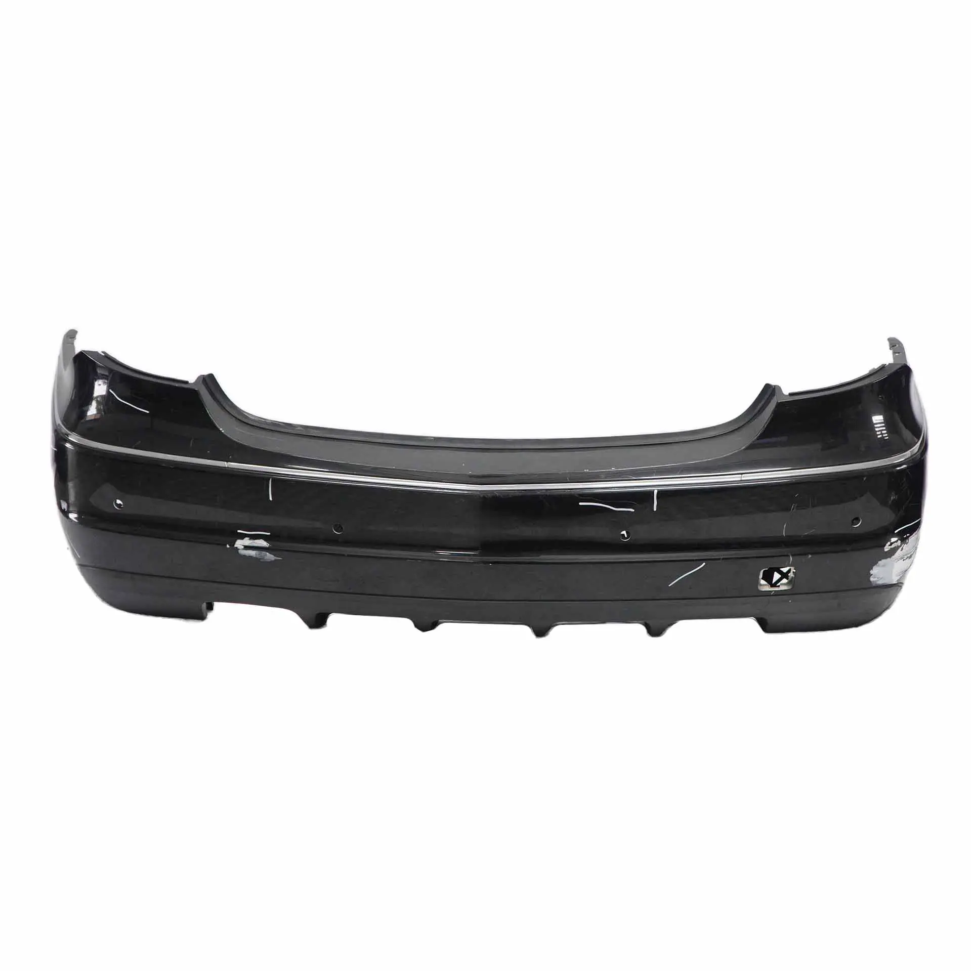 Mercedes CLC CL203 Rear Bumper Trim Panel Obsidian Black Metallic - 197