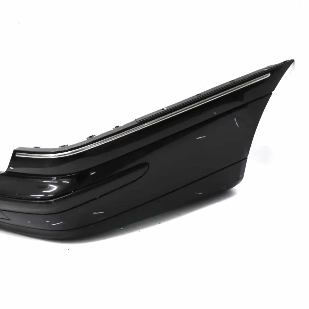 Mercedes S203 Rear Bumper Trim Panel Cover Estate Obsidian Black Metallic - 197