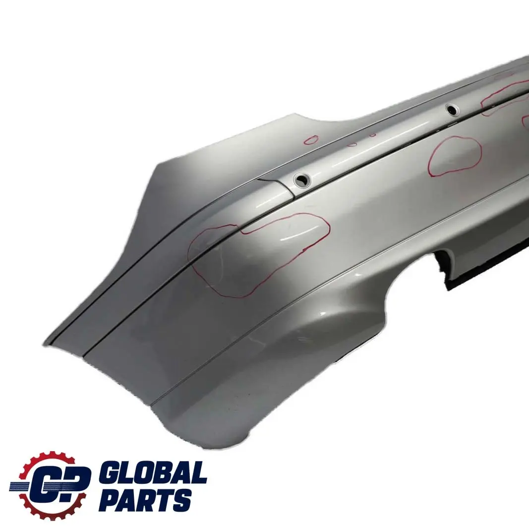 Mercedes-Benz C-Class W203 CL203 Rear Bumper Trim Panel Brilliant Silver - 744