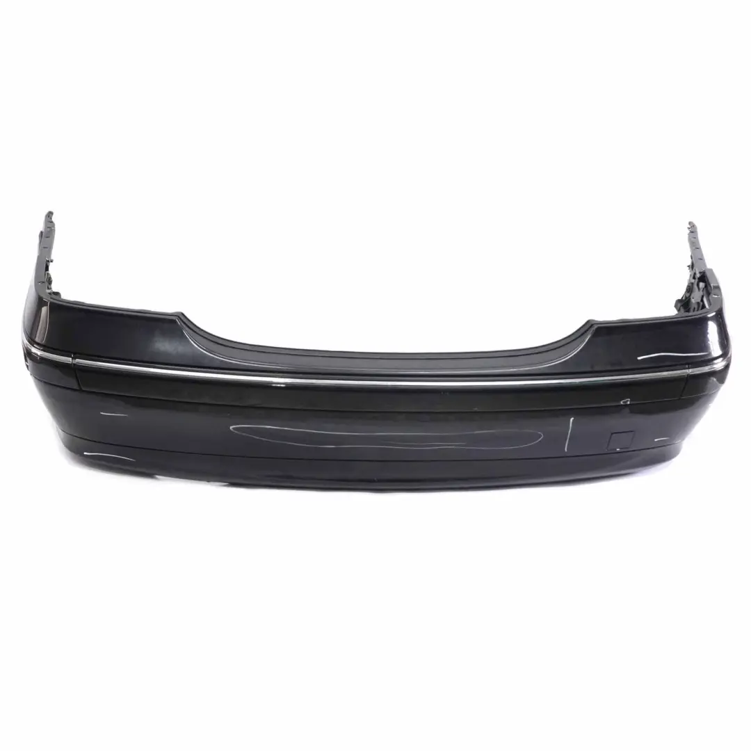 Mercedes W203 Rear Bumper Cover Trim Panel Obsidian Black Metallic - 197