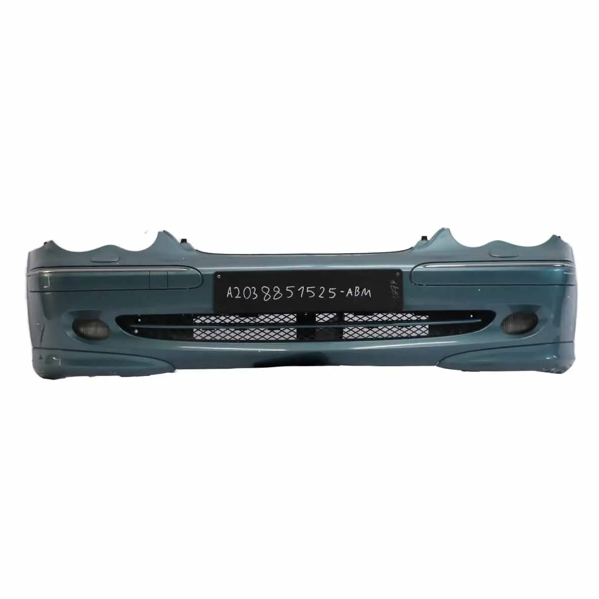 Mercedes W203 Bumper Front Trim Panel Covering Aragonite Blue Metallic - 941