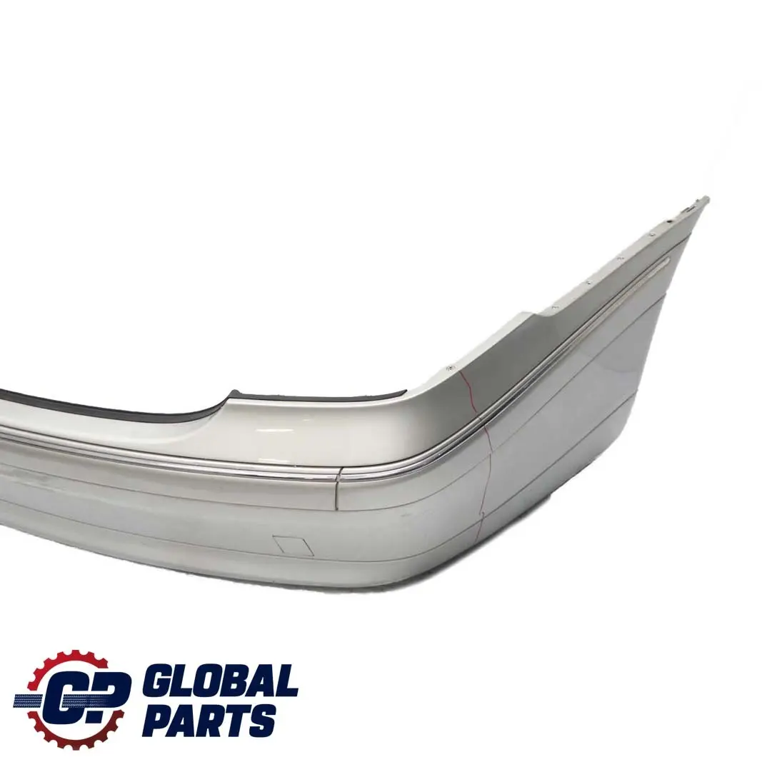 Mercedes-Benz C W203 Rear Bumper Trim Panel Brilliant Silver Metallic - 744