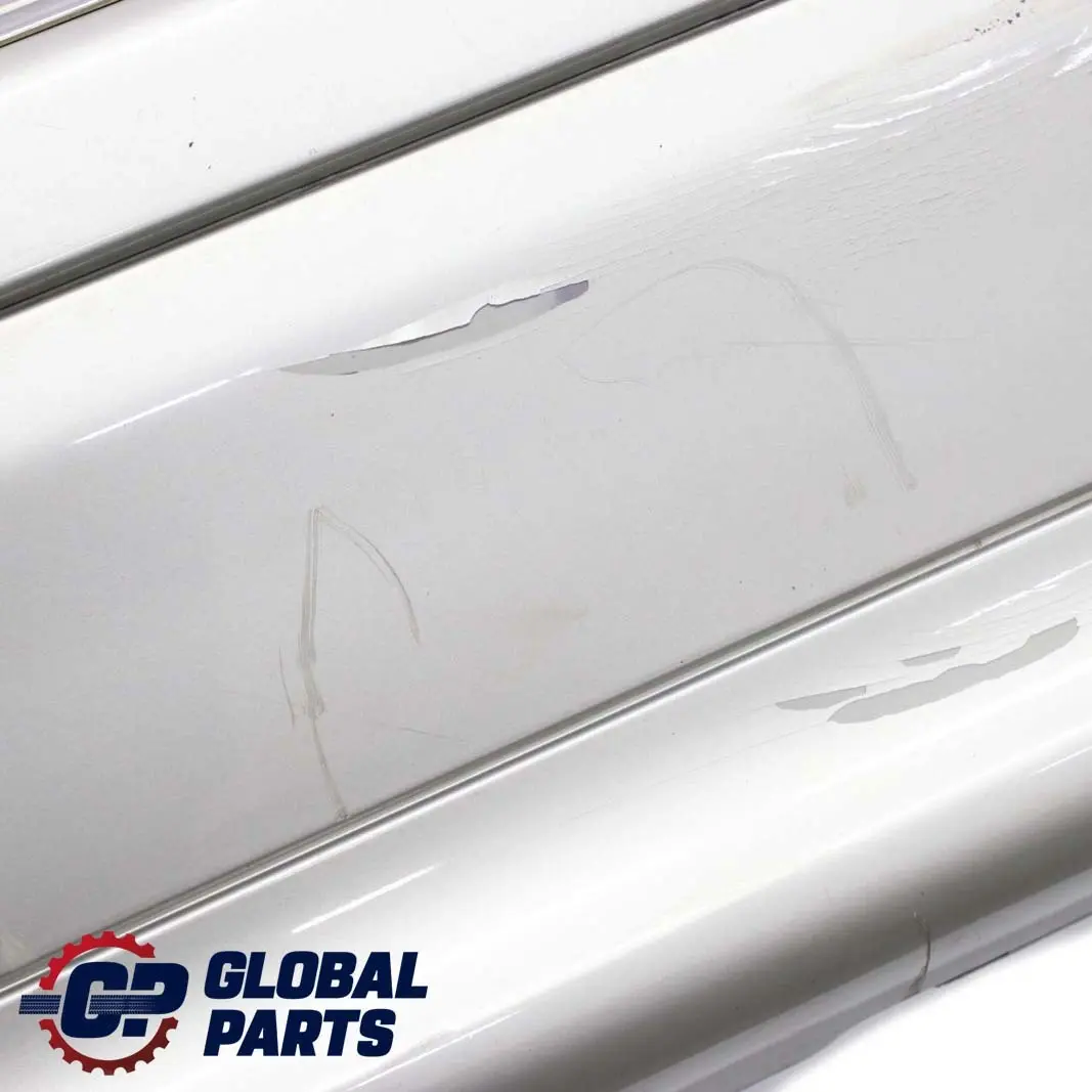 Mercedes-Benz C W203 Rear Bumper Trim Panel Brilliant Silver Metallic - 744