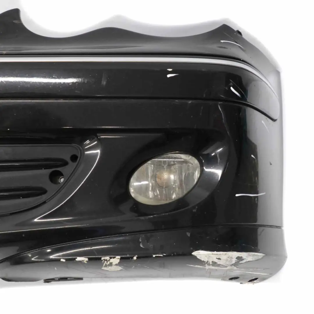 Mercedes W203 Front Bumper Trim Panel Obsidian Black Metallic - 197