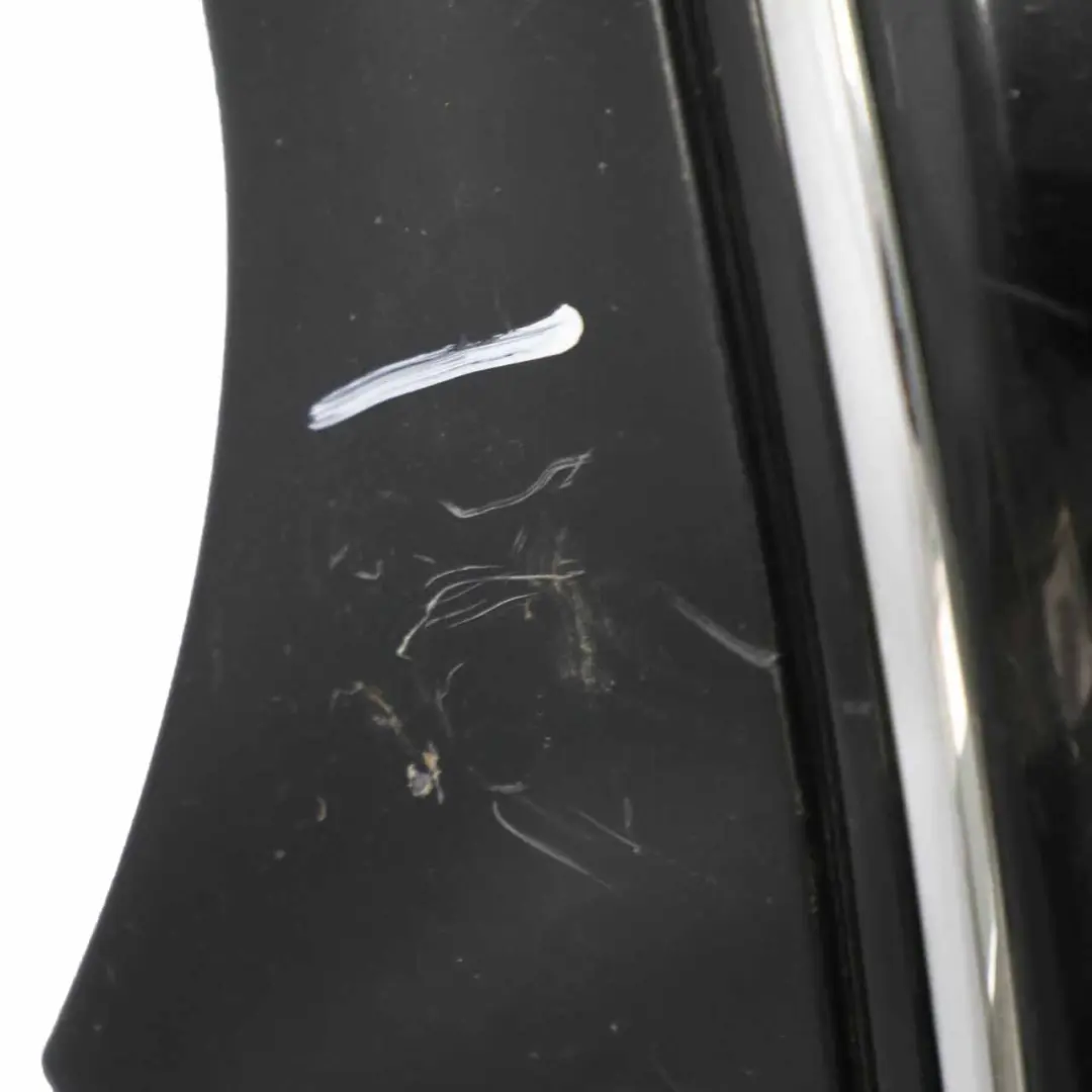 Mercedes W203 Front Bumper Trim Panel Obsidian Black Metallic - 197