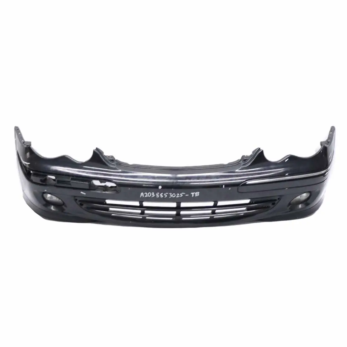 Mercedes W203 Front Bumper Trim Panel Tanzanite Blue Metallic - 359