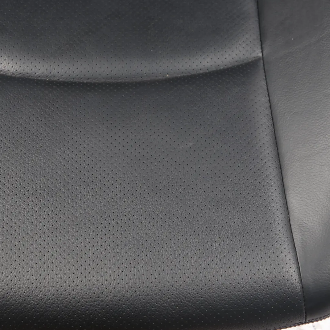 Mercedes CL203 Seat Backrest Front Heated Right O/S Covering Black Leather