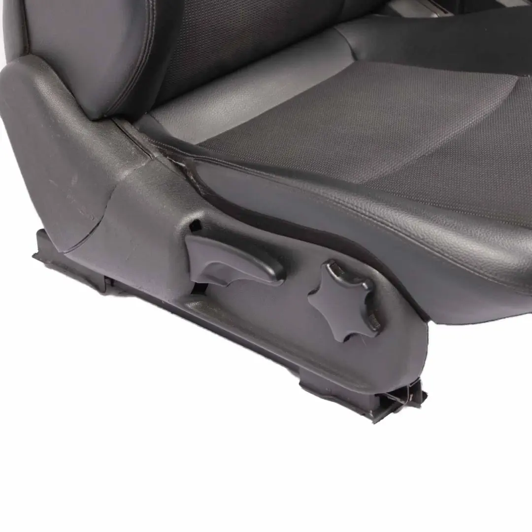 Seats Mercedes CL203 Coupe Fabric Leather ARTICO Black Interior Front Rear Seat