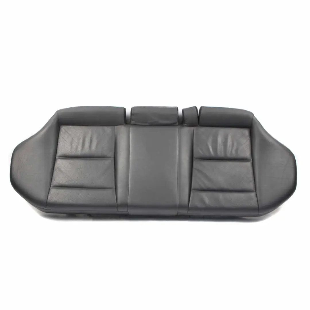 Mercedes W203 Rear Seat Bench Couch Cover Sport Cushion Black Leather