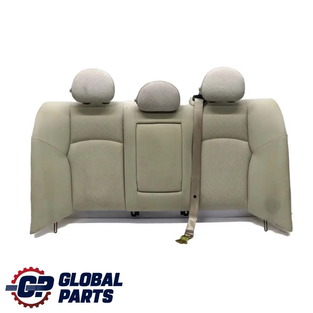 Mercedes Clase C W203 Respaldo Asiento Trasero Banqueta Funda Tela Beige Cuarzo