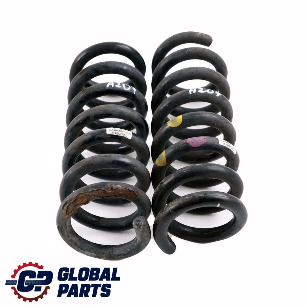 Mercedes W204 W207 Rear Coil Spring Suspension Set A2043240704