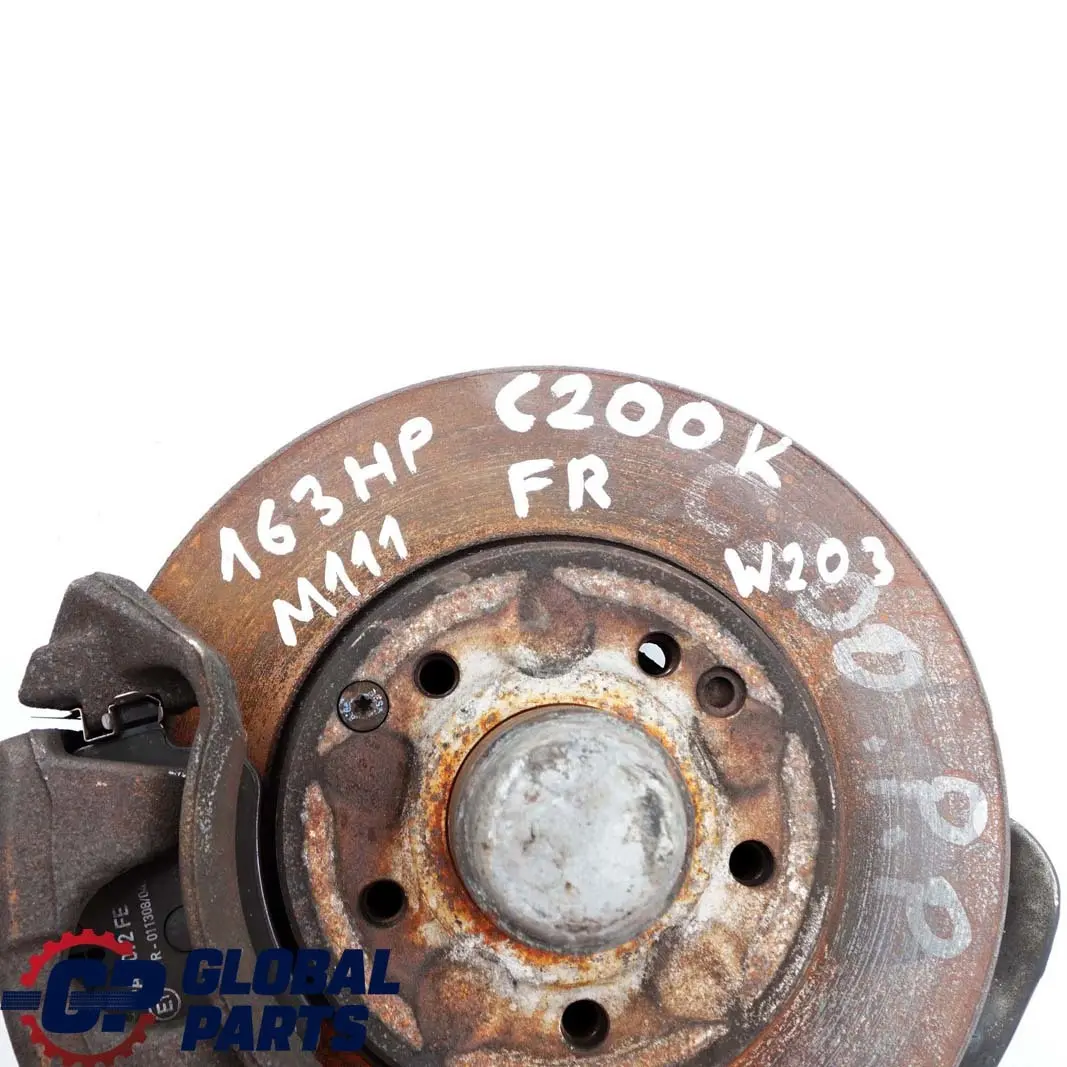 Mercedes-Benz C 200 K W203 Front Right O/S Suspension Wheel Carrier Brake Disc