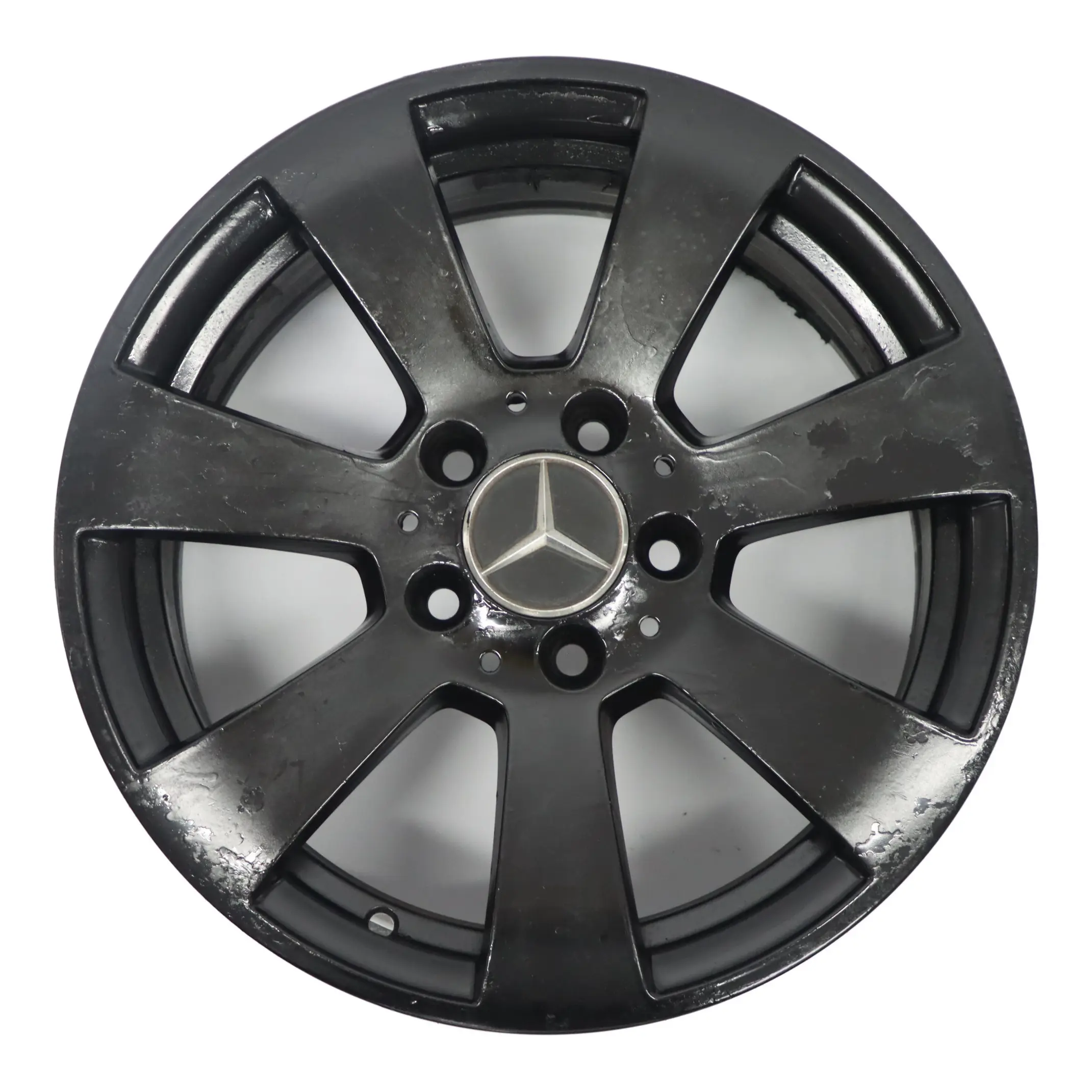 Llanta de aleación Mercedes W204 negra de 7 agujeros 16" ET:43 7J A2044011102