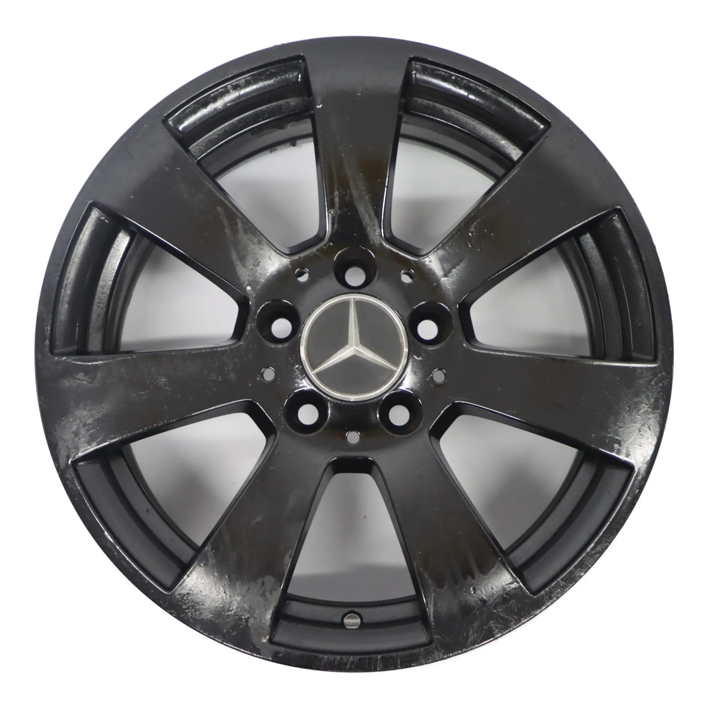 Llanta de aleación Mercedes W204 negra de 7 agujeros 16" ET:43 7J A2044011102