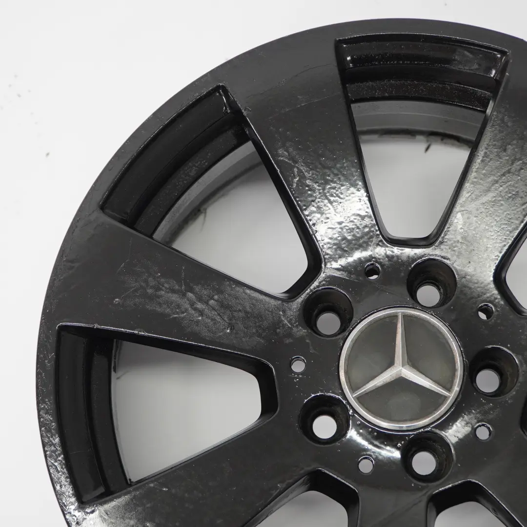 Mercedes W204 Black Alloy Wheel Rim 16" 7 Hole ET:43 7J A2044011102