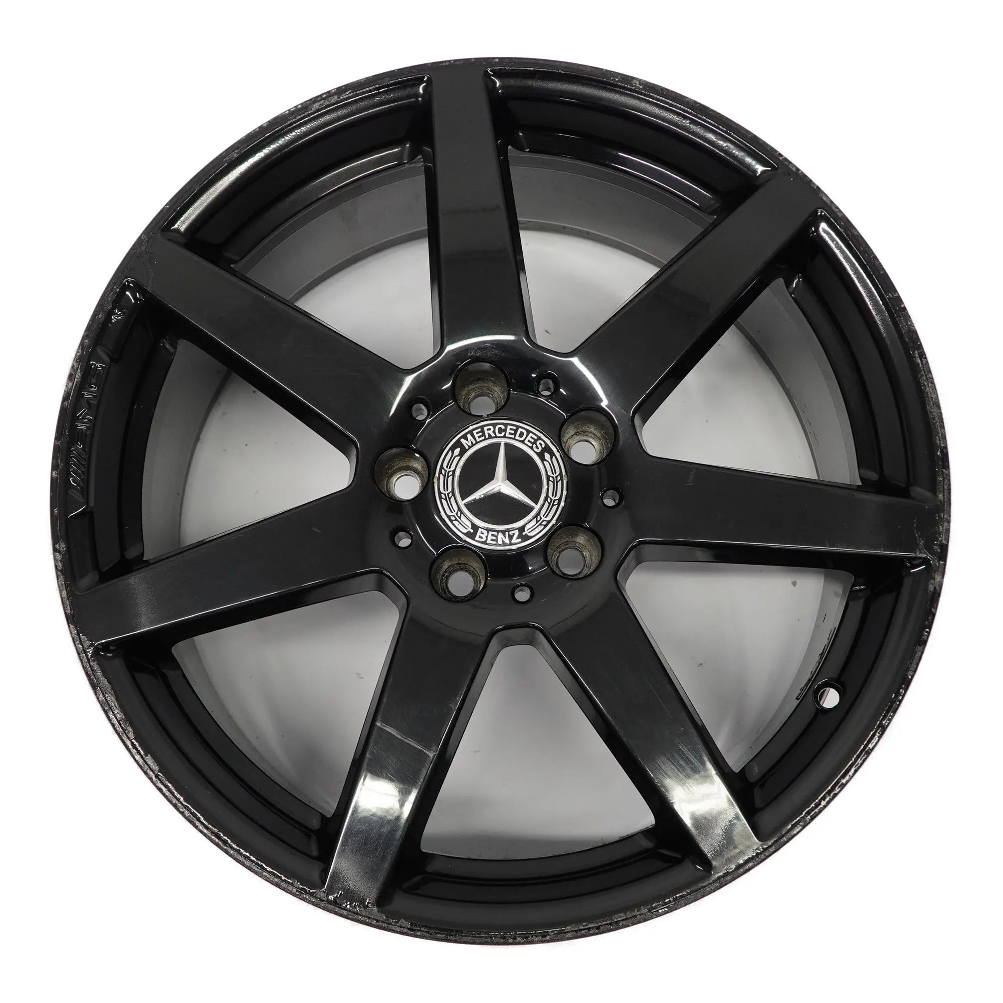 Mercedes W204 Jante alliage noir AMG 7 branches avant 18" 8,5J ET:54 A2044019902