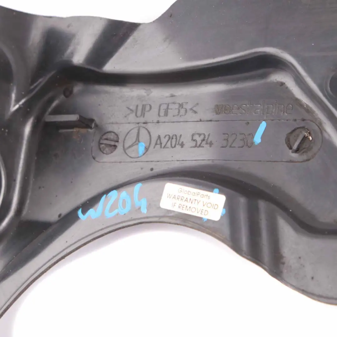 Cubre suelo Mercedes W204 Cubre suelo motor Gasolina A2045243230