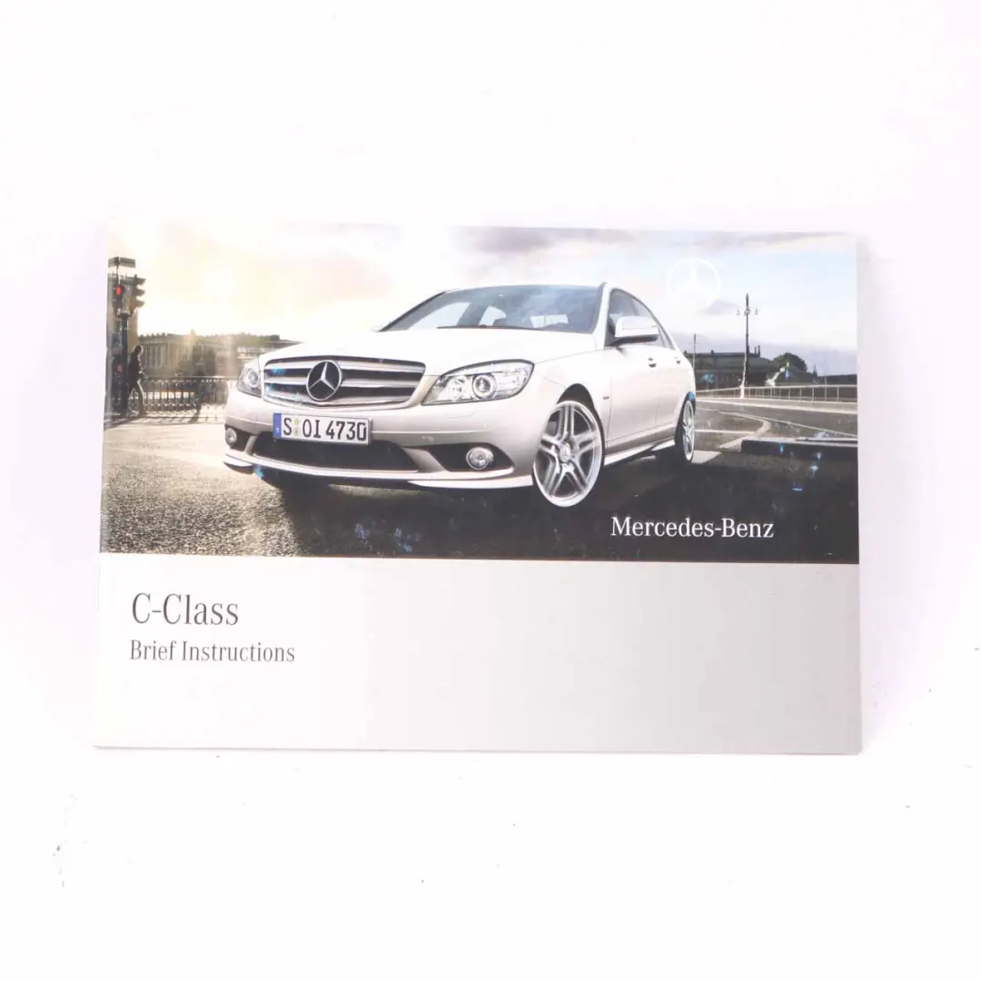 Owner's Handbook Mercedes W204 Service Booklet Instructions Pouch Case Wallet