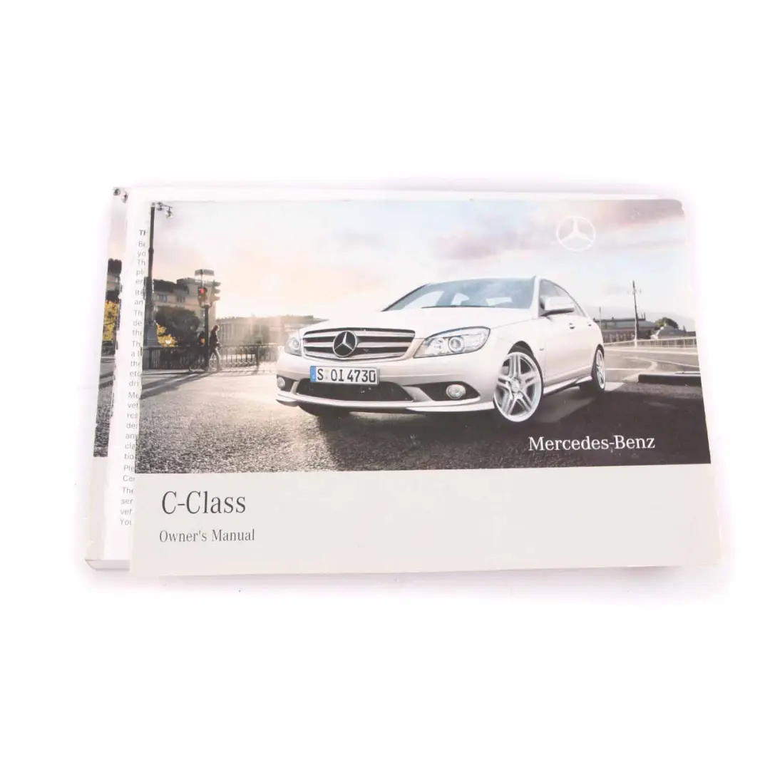 Owner's Handbook Mercedes W204 Service Booklet Instructions Pouch Case Wallet