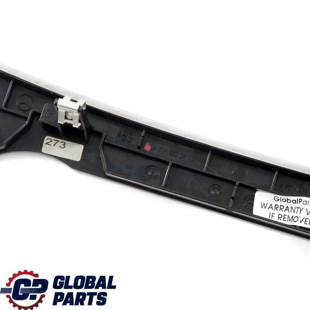 Mercedes-Benz C W204 Cover Heater Climate Control Trim Aluminium A2046800490