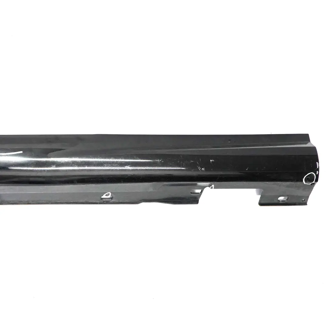 Mercedes W204 Side Skirt Door Sill Cover Left N/S Obsidian Black Metallic - 197