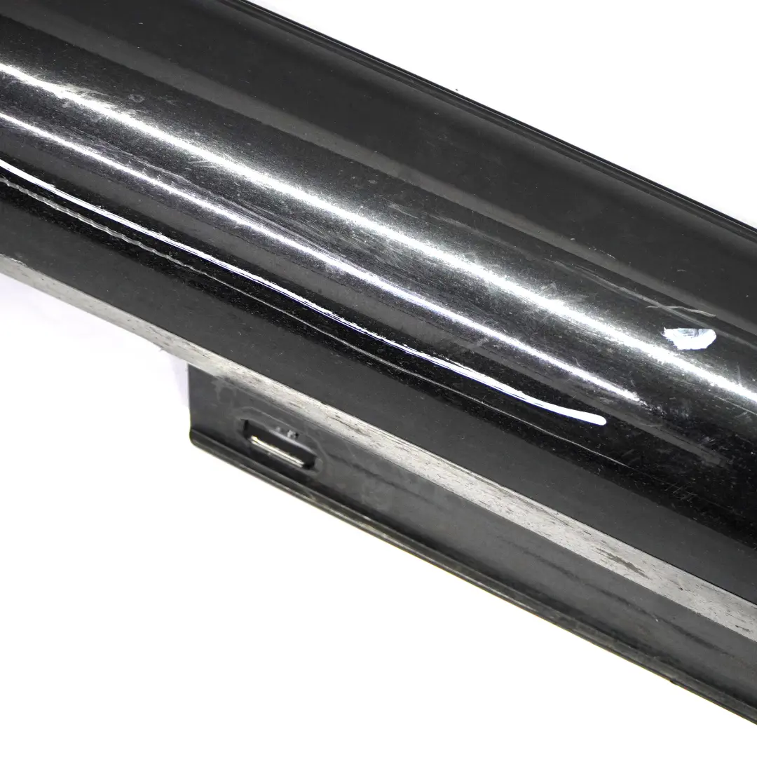 Mercedes W204 Side Skirt Door Sill Cover Left N/S Obsidian Black Metallic - 197