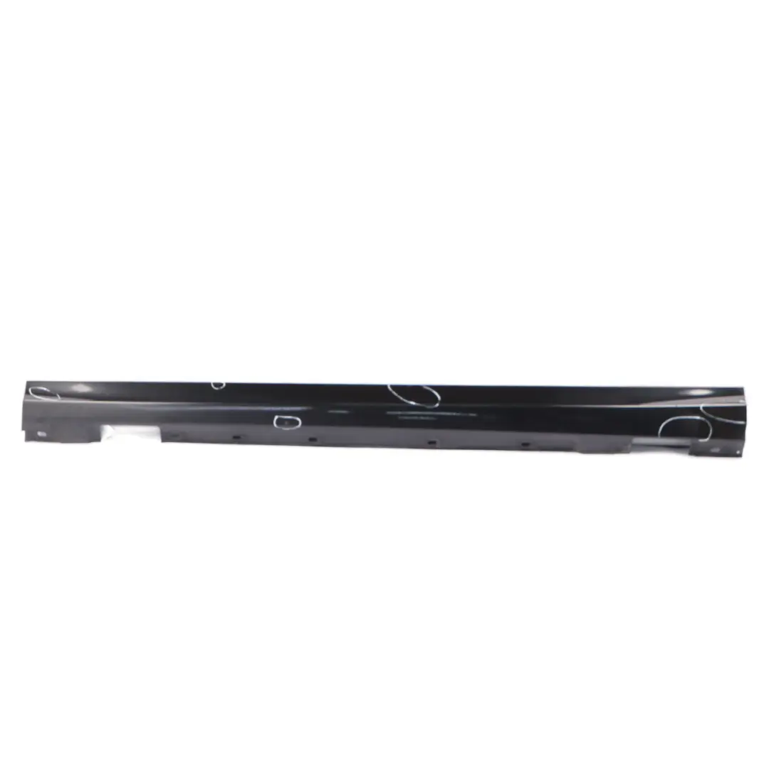 Mercedes W204 Side Skirt Door Sill Cover Left N/S Obsidian Black Metallic - 197