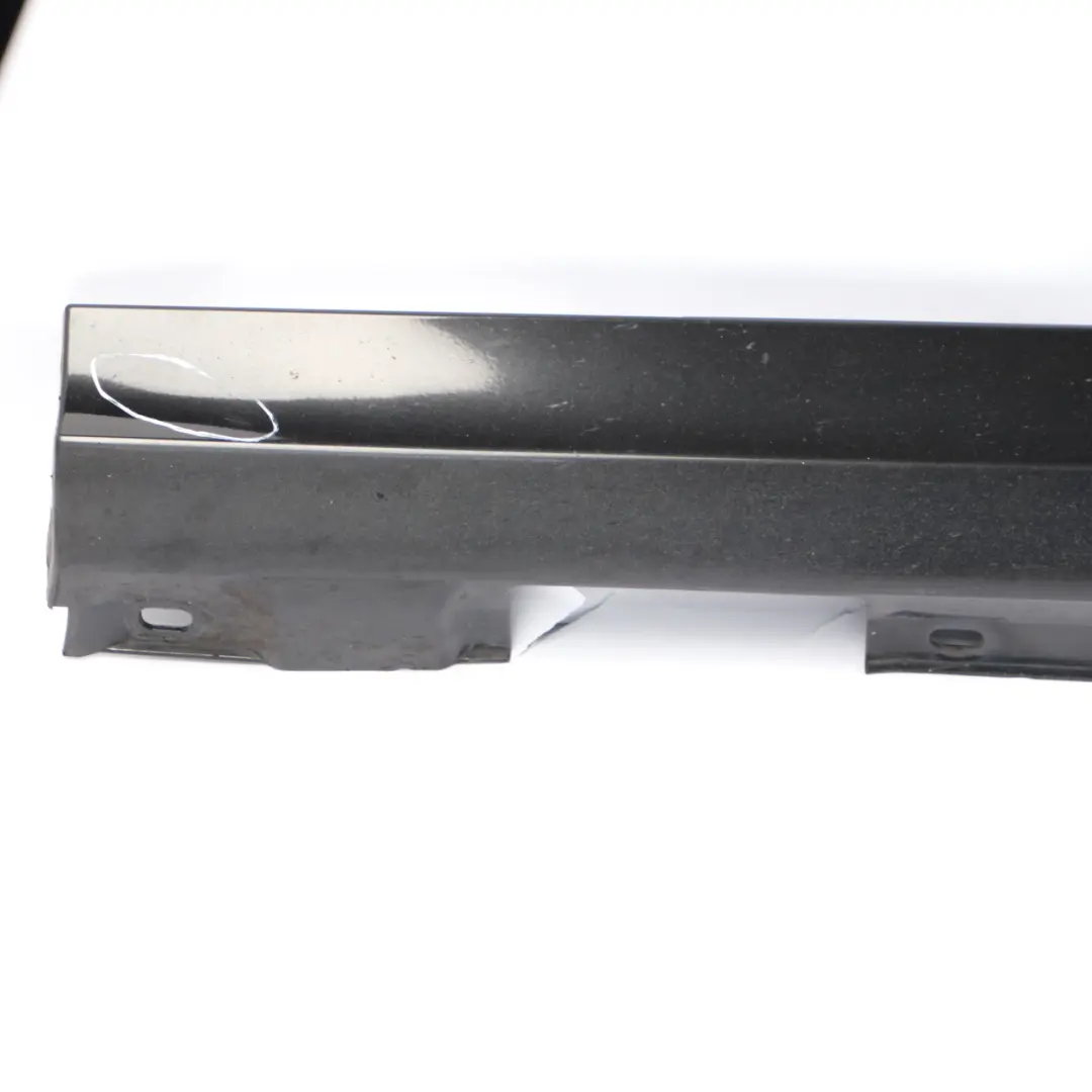 Mercedes W204 Side Skirt Door Sill Cover Left N/S Obsidian Black Metallic - 197