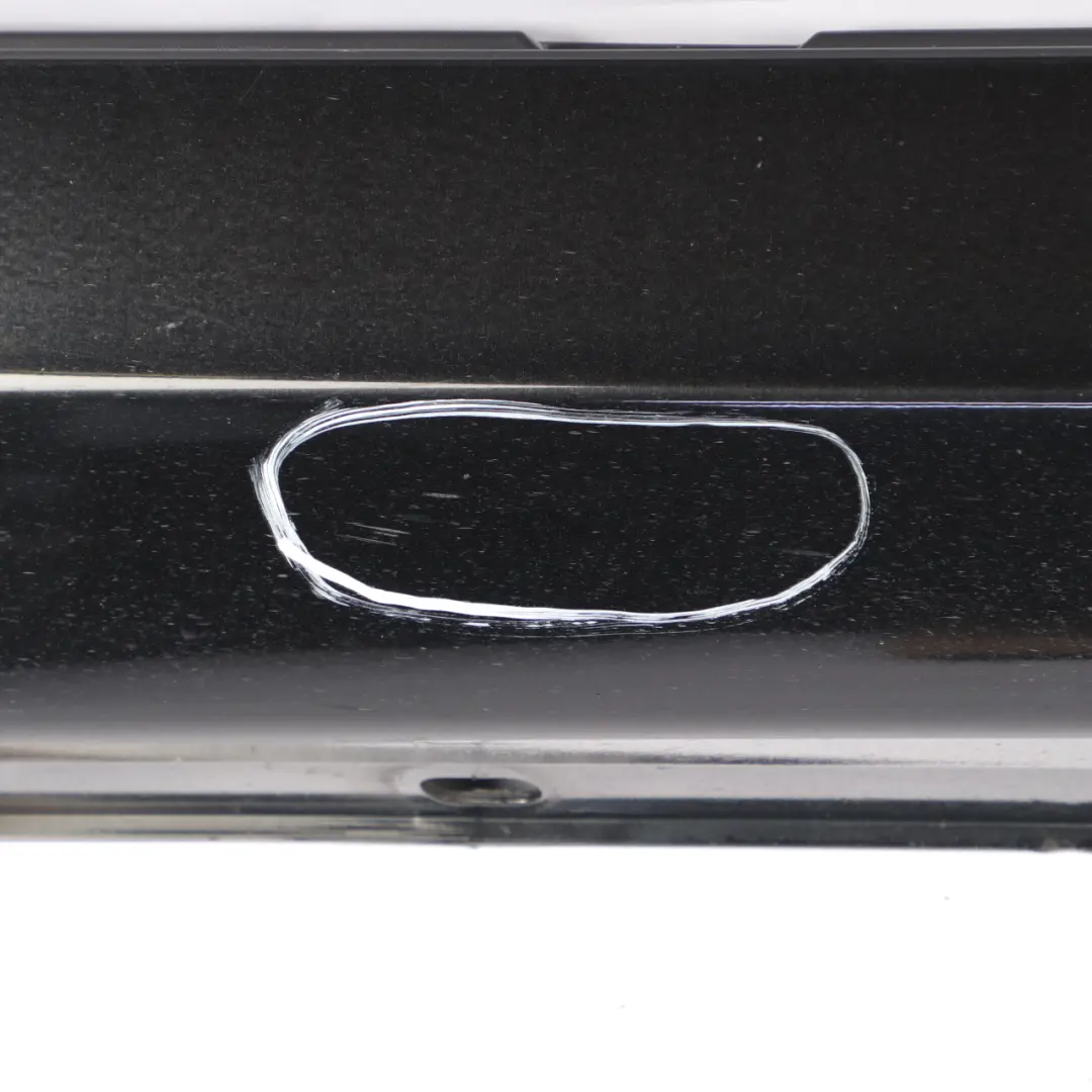 Mercedes W204 Side Skirt Door Sill Cover Right O/S Obsidian Black Metallic - 197