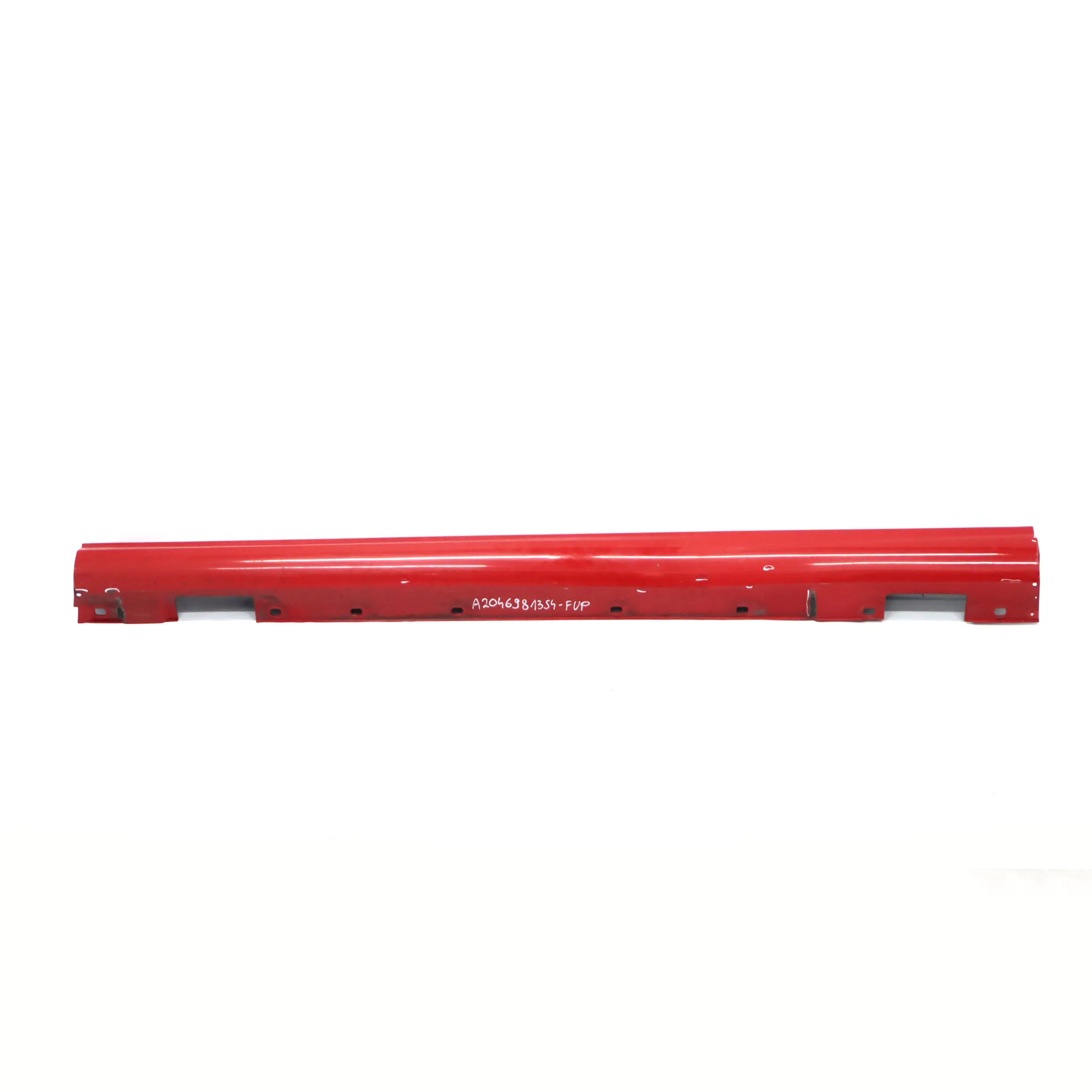 Mercedes W204 Side Skirt Cover Door Sill Panel Left N/S Fire Opal Red - 590