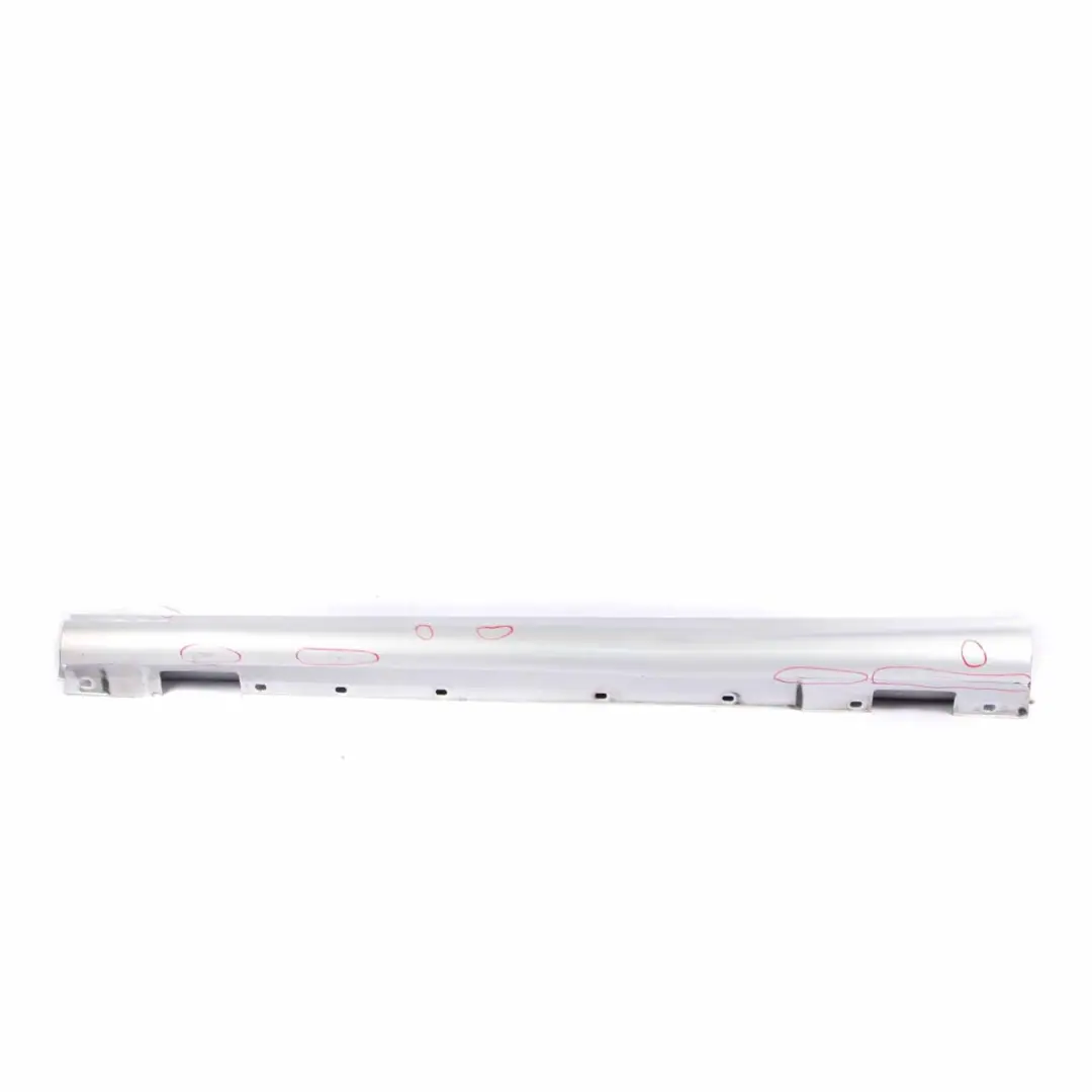 Mercedes W204 Side Skirt Door Sill Cover Left N/S Iridium Silver Metallic - 775