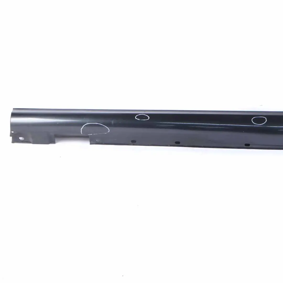 Mercedes W204 Side Skirt Cover Door Sill Panel Left N/S Magnetite Black - 183