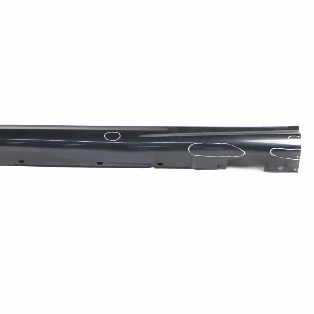 Mercedes W204 Side Skirt Cover Door Sill Panel Left N/S Magnetite Black - 183