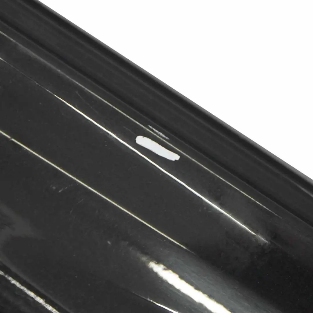 Mercedes W204 Side Skirt Cover Door Sill Panel Left N/S Obsidian Black - 197