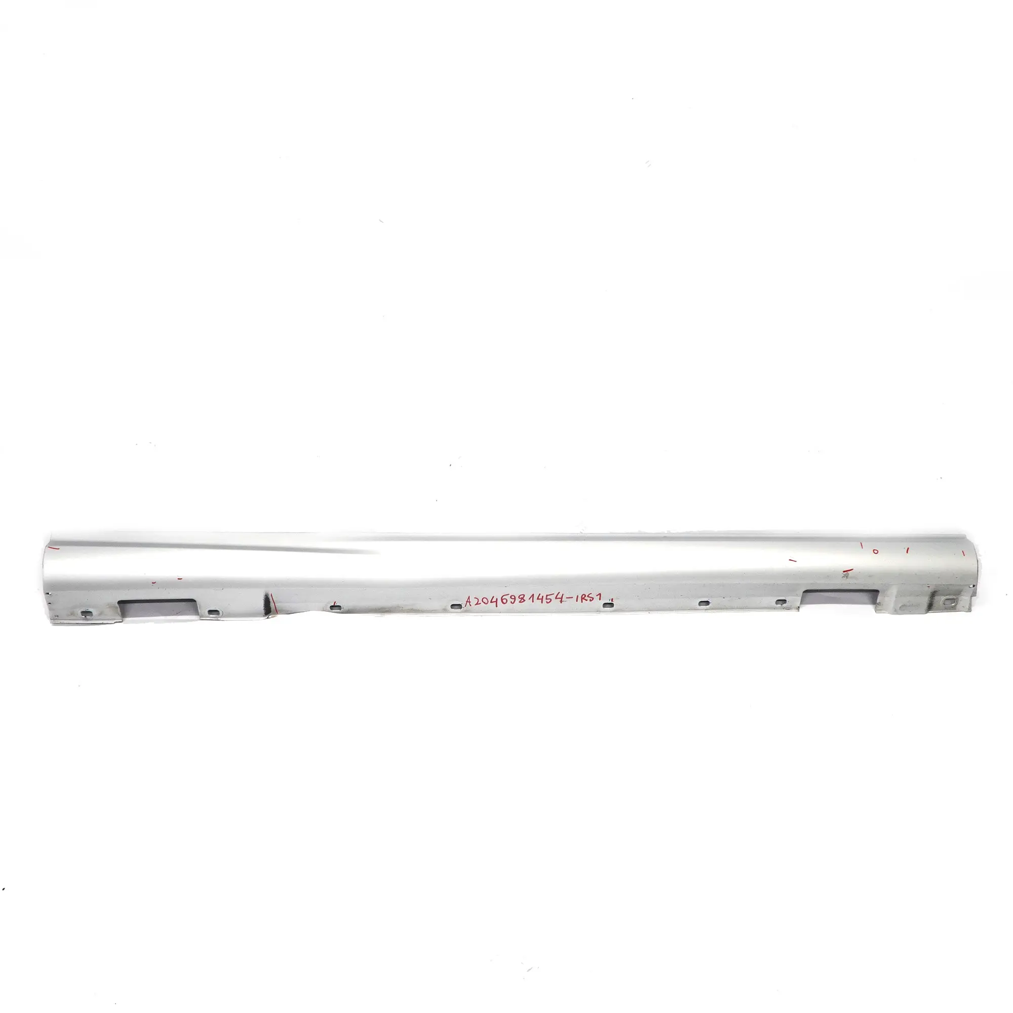 Mercedes W204 Side Skirt Door Sill Cover Right O/S Iridium Silver Metallic - 775