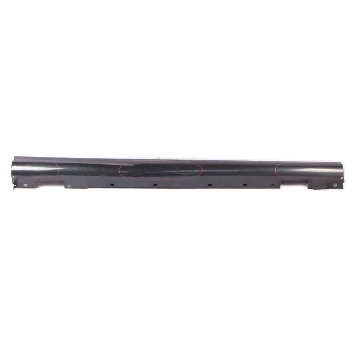 Mercedes W204 Side Skirt Cover Door Sill Panel Right O/S Magnetite Black - 183